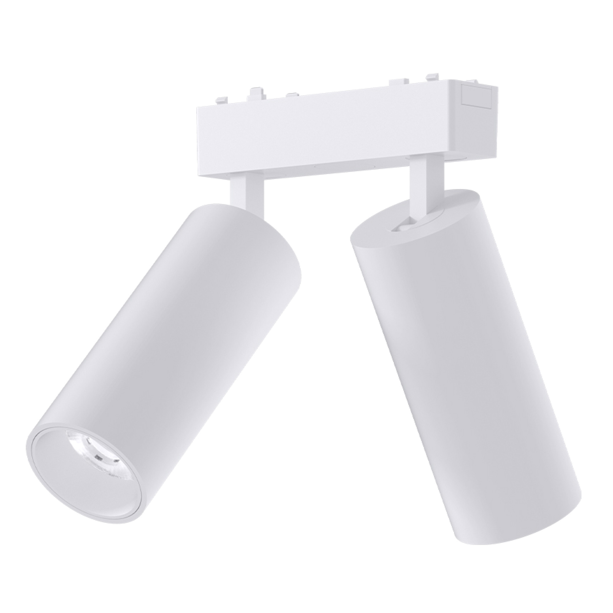 Светильник трековый 1ф магнит дим. Smart-2 двойной Bridgelux 24В 18Вт 3000-6000К Белый 3гSignImpress