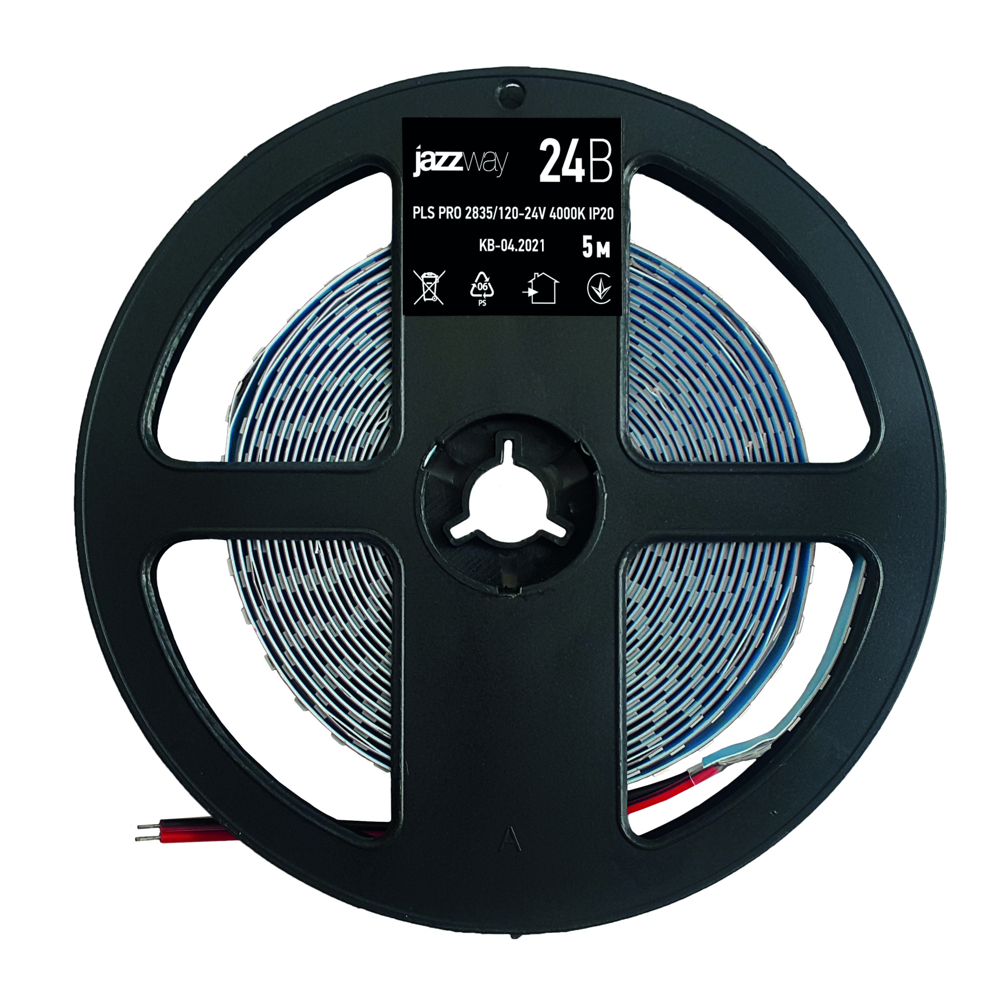 Лента PLS PRO 2835/120-24V - 4000K IP20 5m Jazzway