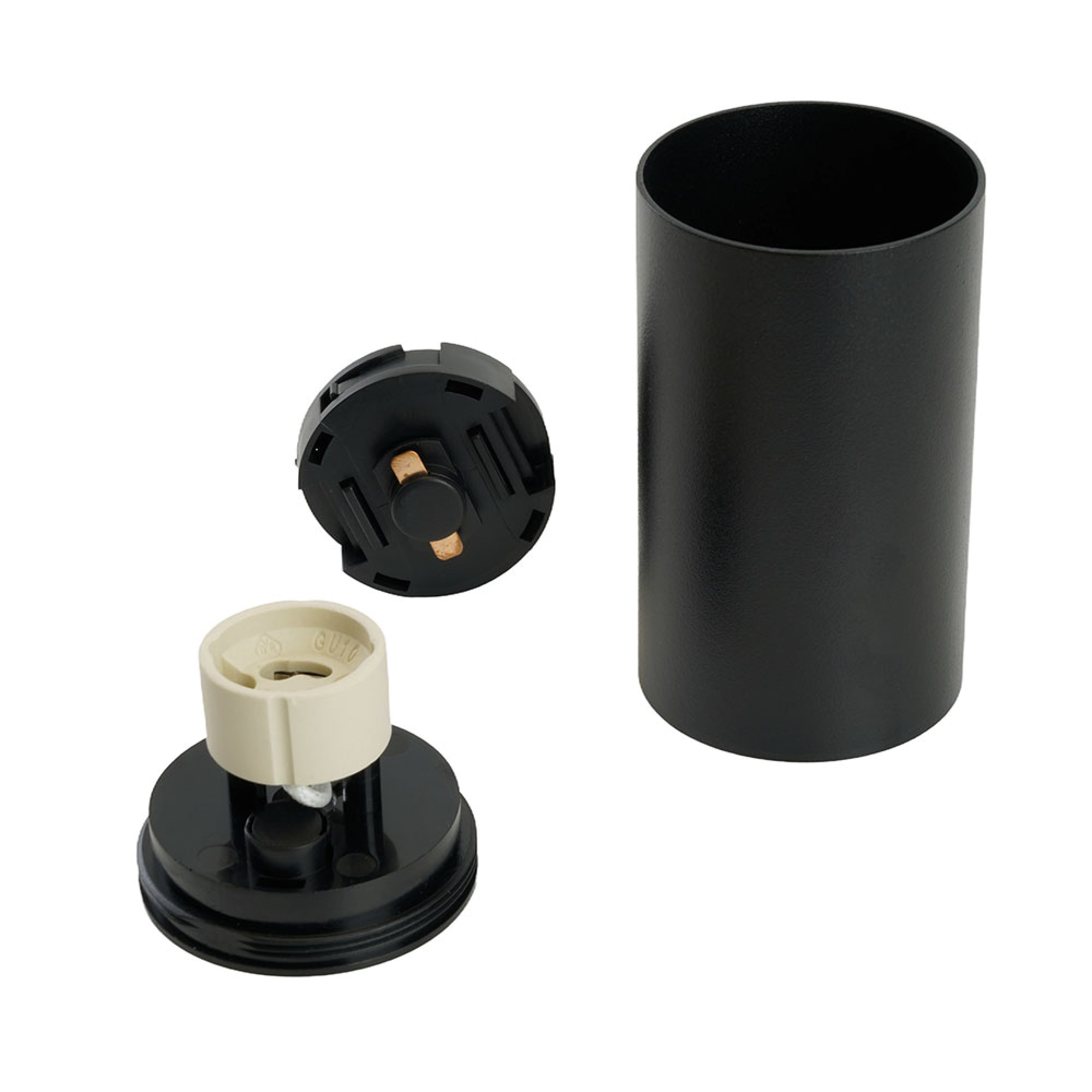 Светильник AL133 трековый однофазный на шинопровод под лампу GU10, черный Feron