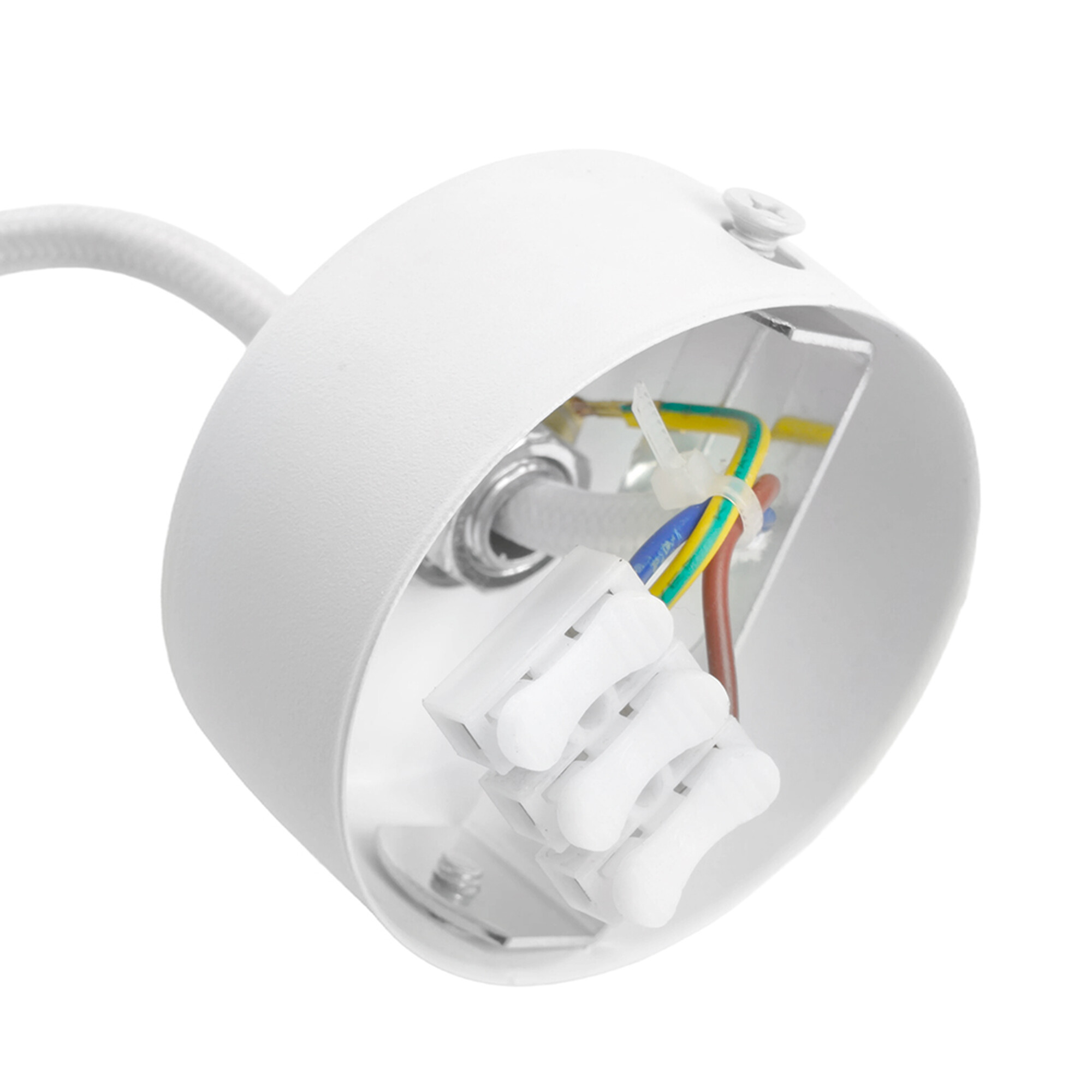 Светильник потолочный на подвесе MR16 35W, 230V, GU10, белый D55*H200 ML1888 Feron