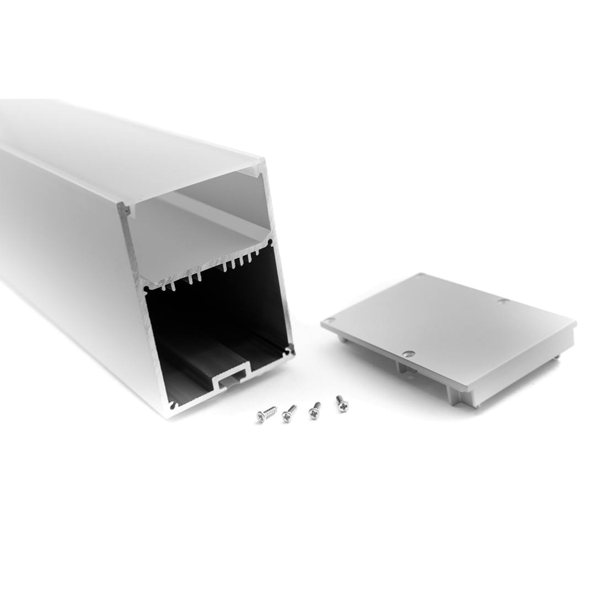 Профиль подвесной/накладной алюминиевый LS.4970 (2.5м) SWG