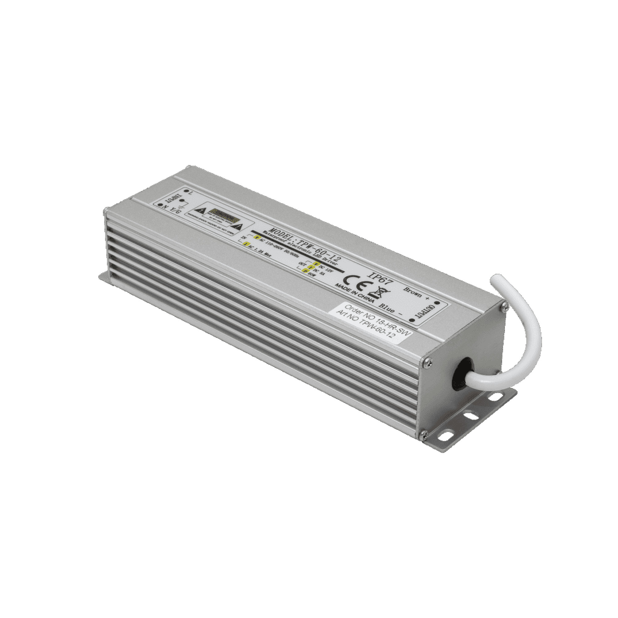 Блок питания MINI Al TPW, 60 W Влагозащитный, 12 V SWG