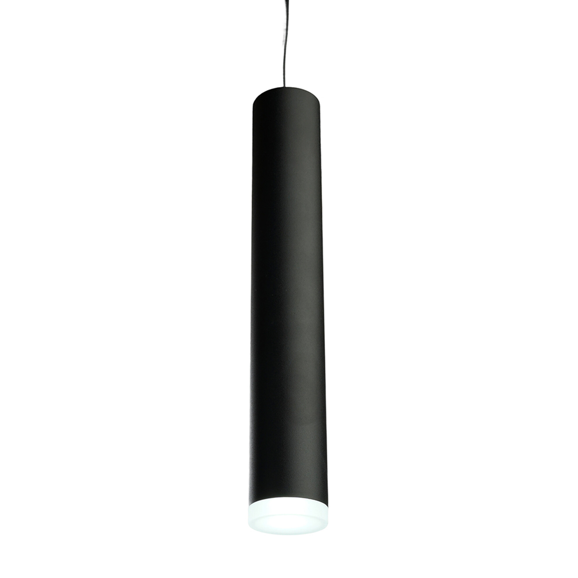 Светильник потолочный ML1028 Barrel levitation на подвесе MR11 35W 230V, черный 40*250 Feron