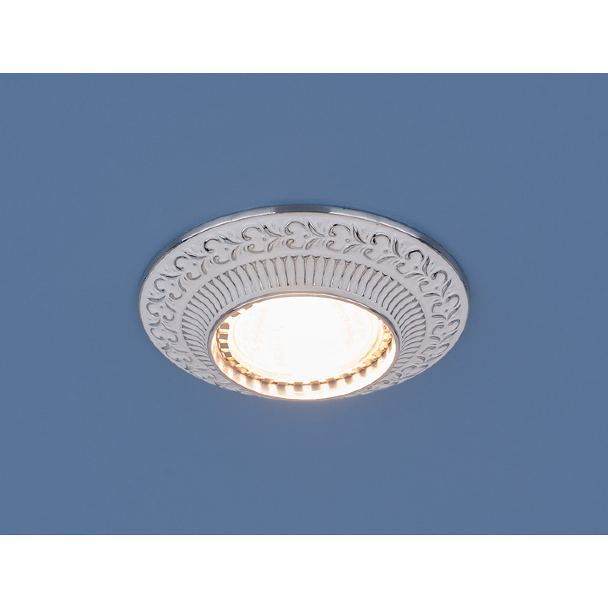 Светильник встраиваемый 4103 MR16 белый/хром Elektrostandard (распродажа)