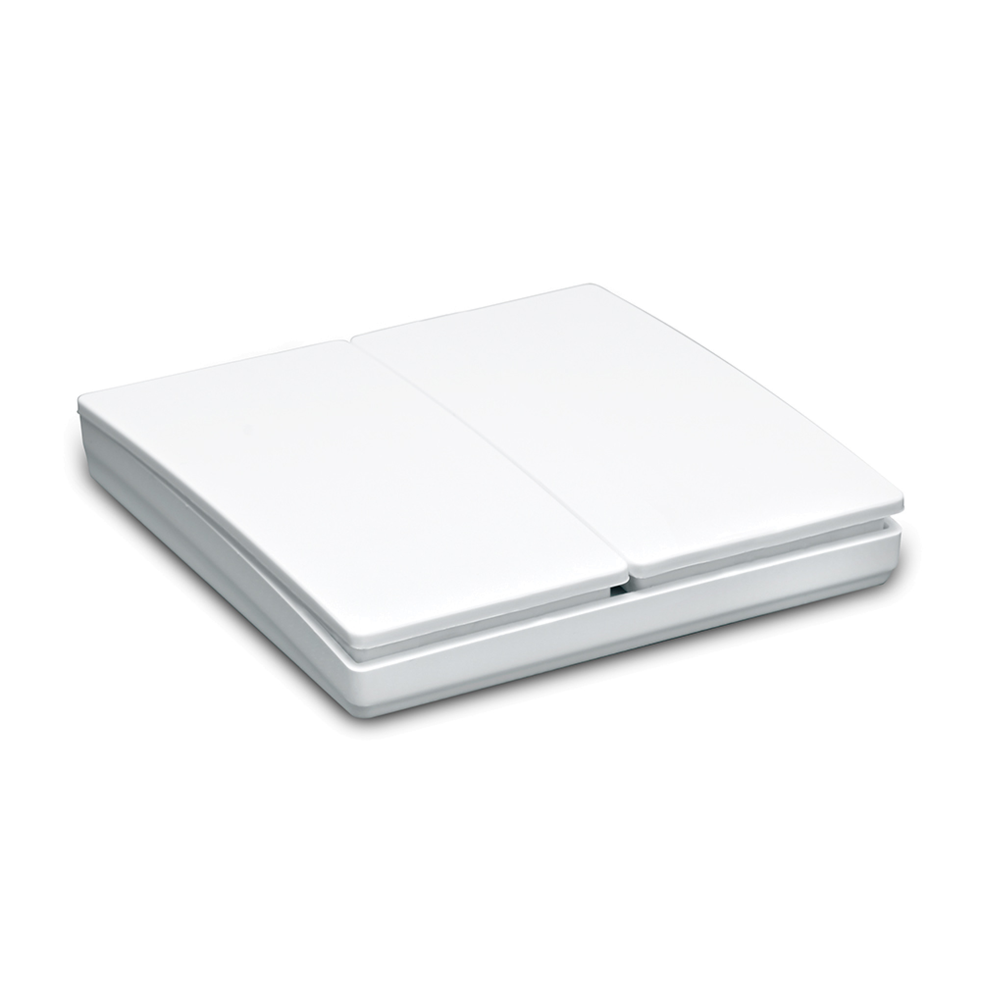 Выключатель дистанционного управления 230V 500W двухклавишный TM82, белый