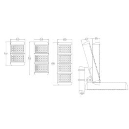 Светильник светодиодный FW 150 50W 5000K PI150x55 Faros