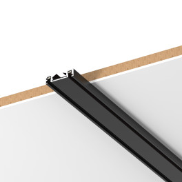 Шинопровод 1фаза накладной Ultra Thin 24/48В для магнитных треков Чёрный 2м SignImpress