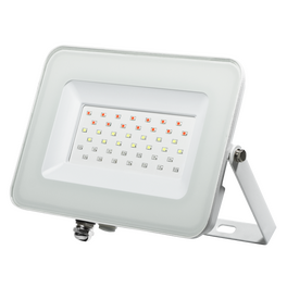 Прожектор светодиодный PFL- 30W RGB WH IP65 Jazzway