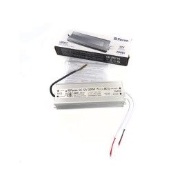 Трансформатор электронный для светодиодной ленты 200W 12V IP67 (драйвер), LB007 FERON