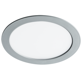 Светильник встраиваемый круг PPL- RPG  алюм 18w 6500K d225*25mm IP20 Jazzway