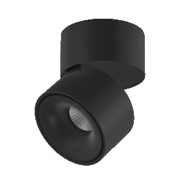 Светильник накладной наклонный LK, Черный, 15Вт, IP20, Нейт. SWG