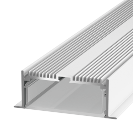 Профиль встраиваемый алюминиевый LE.8832, белый (2.5м) SWG