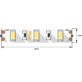 Лента светодиодная стандарт SMD5630 60LED/м 12Вт/м 12В IP20 Цвет:Нейтральный (1метр) SWG