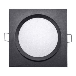 Светильник встраиваемый GX53 с накладкой квадрат Чёрный SignImpress