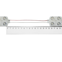 Модуль светодиодный 4 SMD 2835 1,44Вт 260Лм 9000-10000К (с линзой 175) - 1шт. SignImpress
