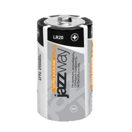 Батарейка щелочная LR20 JAZZway Ultra PLUS BL-2 - 1шт.