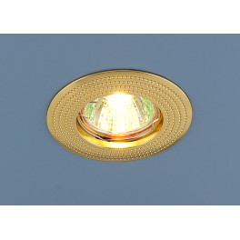 Светильник встраиваемый 601 MR16 перфорация золото Elektrostandard (распродажа)