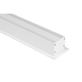 Профиль встраиваемый алюминиевый LE.4932, белый (2.5м) SWG