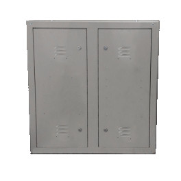 Кабинет металлический уличный тыловой (2 двери) 960*960