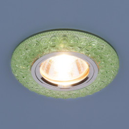 Светильник встраиваемый с подсветкой 2180 MR16 зеленый Elektrostandard (распродажа)
