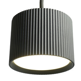 Светильник потолочный Barrel HL4588 ARIA levitation 12W, 230V, GX53, черный, на подвесе 1,7 м Feron