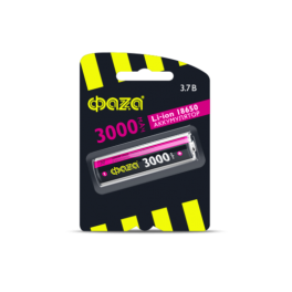 Батарейка литиевая акк. ФАZА 18650 3000мАч BL-1 - 1шт.