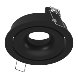 Корпус светильника встраиваемый круг поворотный COMBO 1, Черный, IP20 круглый SWG