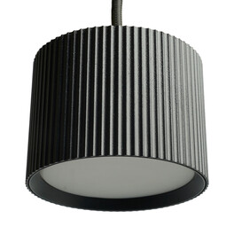Светильник потолочный Barrel HL4588 ARIA levitation 12W, 230V, GX53, черный, на подвесе 1,7 м Feron