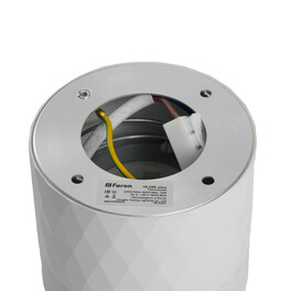 Светильник потолочный HL388 Barrel PRISM GX53 12W 230V, белый Feron