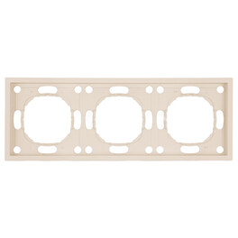 Рамка 3-местная, серия Эмили, PFR00-5003-08, кашемир, soft touch