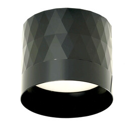Светильник потолочный HL388 Barrel PRISM GX53 12W 230V, чёрный Feron
