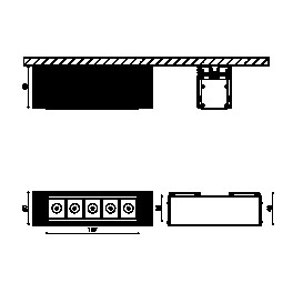 Светильник трековый SY 10W Черный 4000К  SY-601221-BL-10-NW SWG