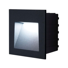 Светильник встраиваемый светодиодный, 3W, 4000K, IP65, черный, LN013 Feron