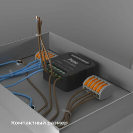 Умный дом реле черный 2 канала 1150W 76007/00 Elektrostandard