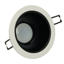 Светильник потолочный встраиваемый MR16 G5.3, белый + черный DL3113