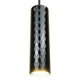 Светильник потолочный на подвесе MR16 35W, 230V, GU10, чёрный D55*H200 ML1888 Feron