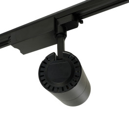 Светодиодный светильник AL103 трековый однофазный на шинопровод 40W 4000K, 35 градусов, черный Feron