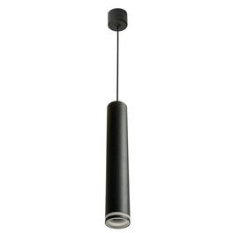 Светильник потолочный на подвесе MR11 35W, 230V, черный, D40*H250 ML1008 Feron