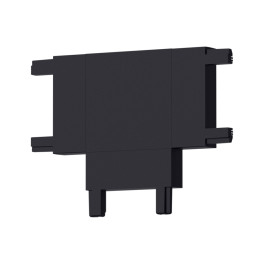 Коннектор T образный к шинопроводу однофазному магнитному Thin Чёрный SignImpress
