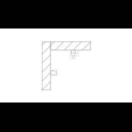 Алюминиевый профиль SF-0709, накладной П-образный 2м SF-0709, профиль накладной П-образный SWG