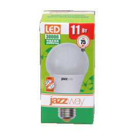 Лампа светодиодная PLED-ECO-A60 11w E27 4000K 880Lm 220V/50Hz Jazzway