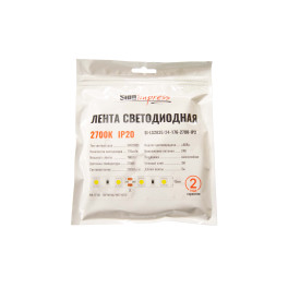 Лента светодиодная SMD2835 24В 176д/м 16Вт 2700К IP20 (1метр) SignImpress