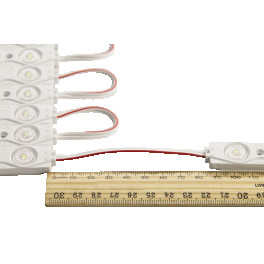 Модуль светодиодный 3 SMD 2835 1,5Вт 125Лм 6000К-6500К (с линзой 160) 3М -1шт. SignImpress