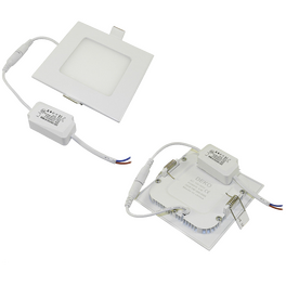 Светильник встраиваемый квадратный белый 6w 6000-6500K, металл 120 (105) mm IP20 Deko (распродажа)