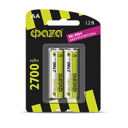 Батарейка акк.ФАZА AA 2700мАч BL-2 - 1шт.