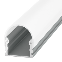 Профиль накладной алюминиевый с полукруглым экраном ROUND SF-2121-RD (2м) (комплект) SWG