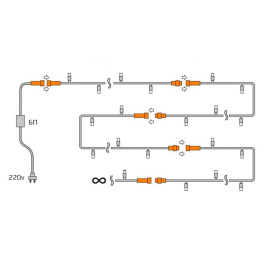Блок питания для гирлянды 