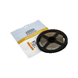 Лента светодиодная ПРО SMD2835 126LED/м 13Вт/м 24В IP20 Цвет:Холодный белый (1метр) SWG