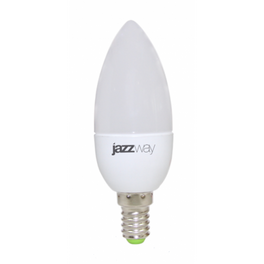 Лампа светодиодная PLED- ECO-C37 5w E14 3000K 400Lm 230V/50Hz Jazzway