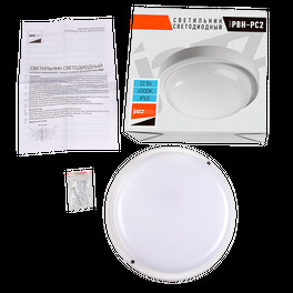 Светильник светодиодный PBH - PC2-RA 12W 6500K WHITE IP65 Jazzway